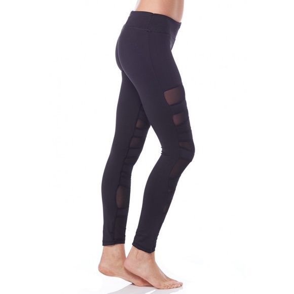 Electric Yoga Black Ballerina Lace Up Legging NWT - Picture 4 of 8
